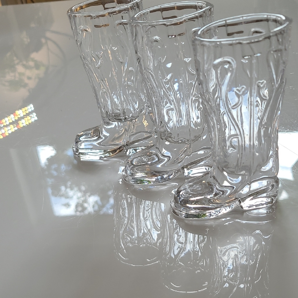 Cowboy Boot Shot Glass Set